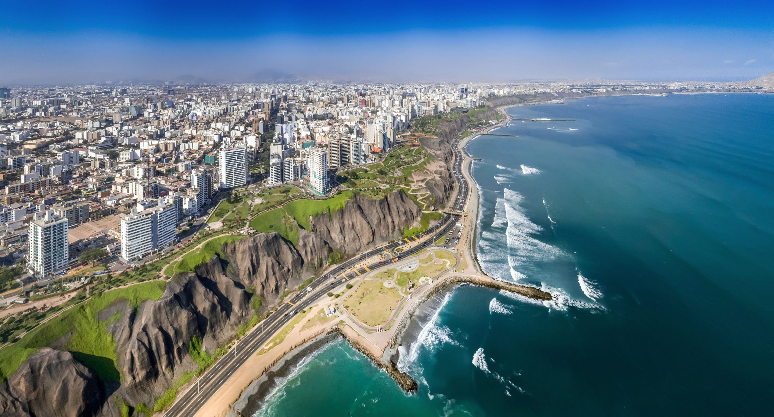 Lima Peru Cliffs