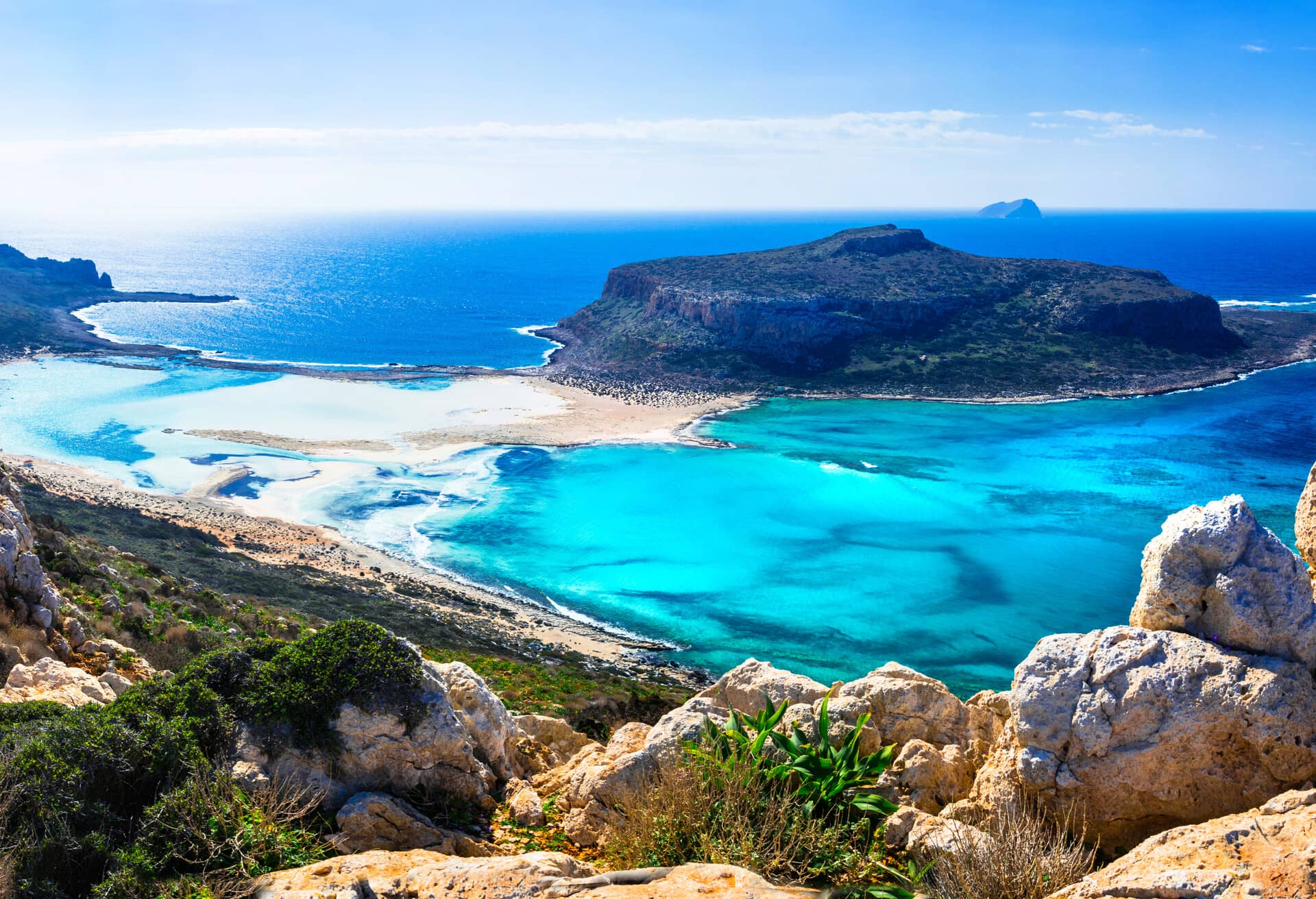 Vistas impresionantes de Creta, Grecia.