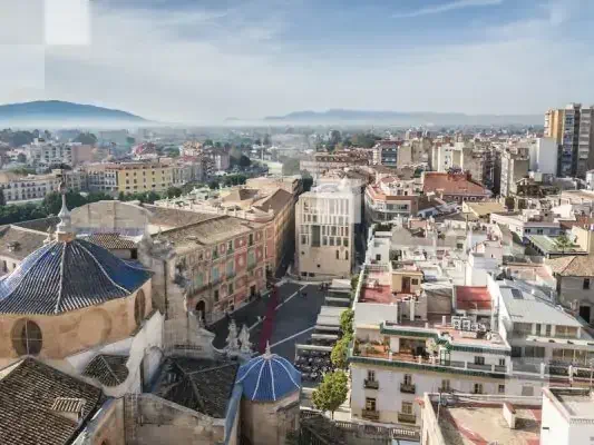 Vista panorámica de Murcia.