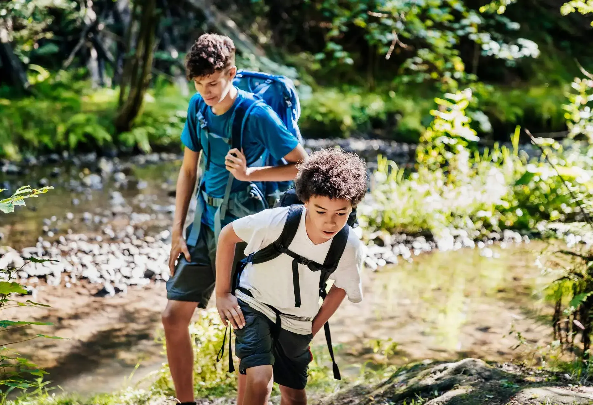 hiking with kids