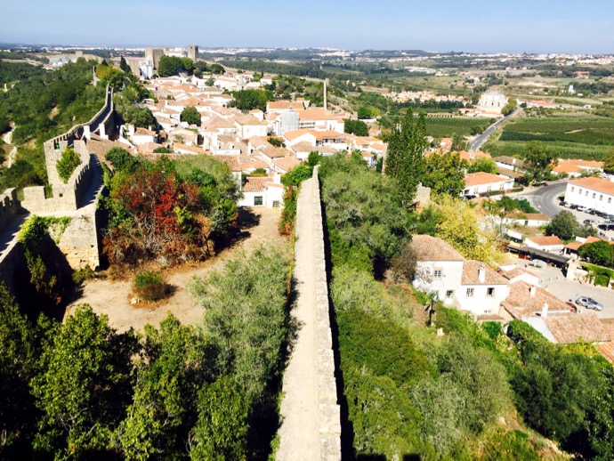 Obidos - view from wall 7