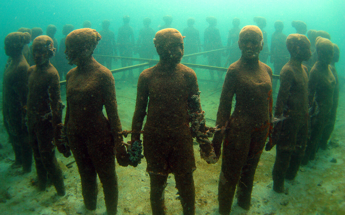 Esculturas submarinas, Isla granada