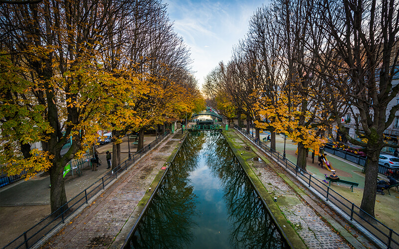 Canal Saint-Martin, París