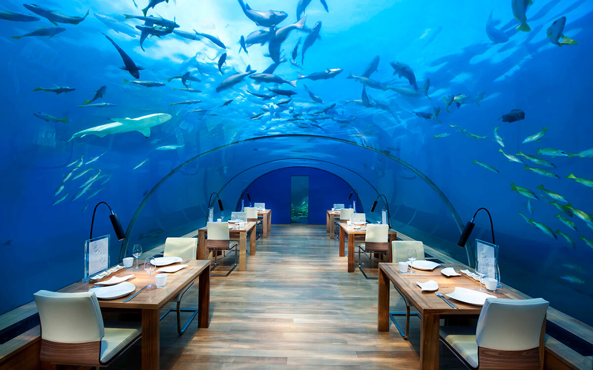 Restaurante submarino Conrad Maldives Rangali Island