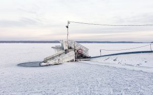 Laponia: natación de hielo