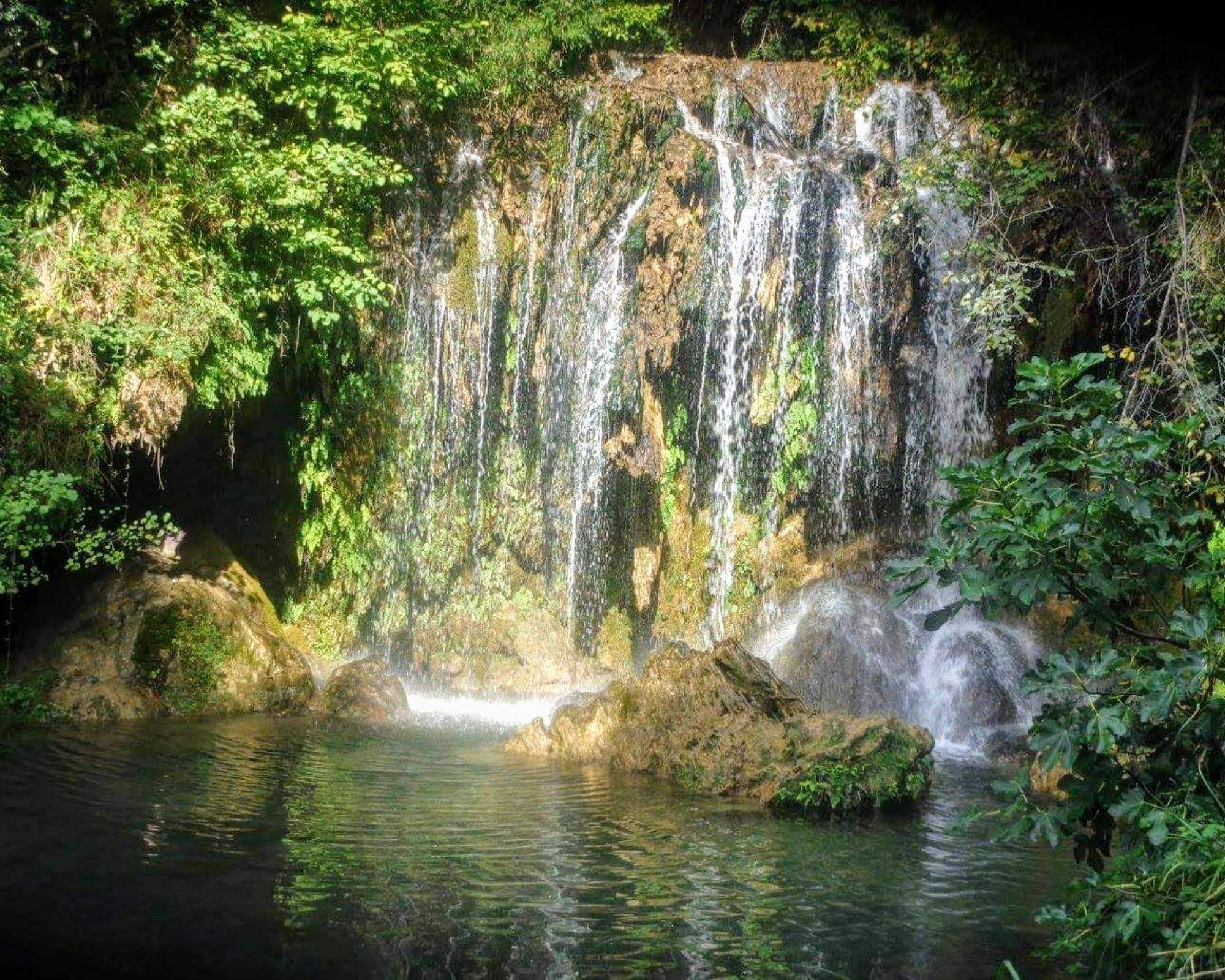 Gorg el Molí dels Murris, Río Brugent, Sant Feliu de Pallerols, Garrotxa, Gerona, España