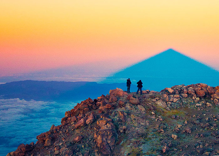 Atardecer desde el Teide, en Tenerife © webtenerife.com