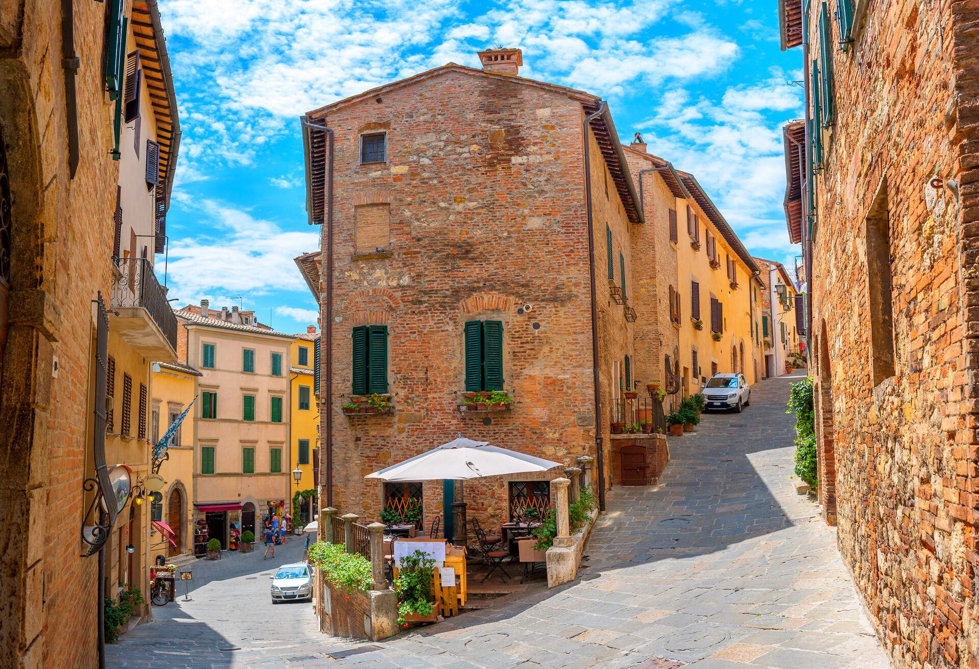 Beautiful street in the old town of Bomarzo, Tuscany. Italy.; Shutterstock ID 1164491668