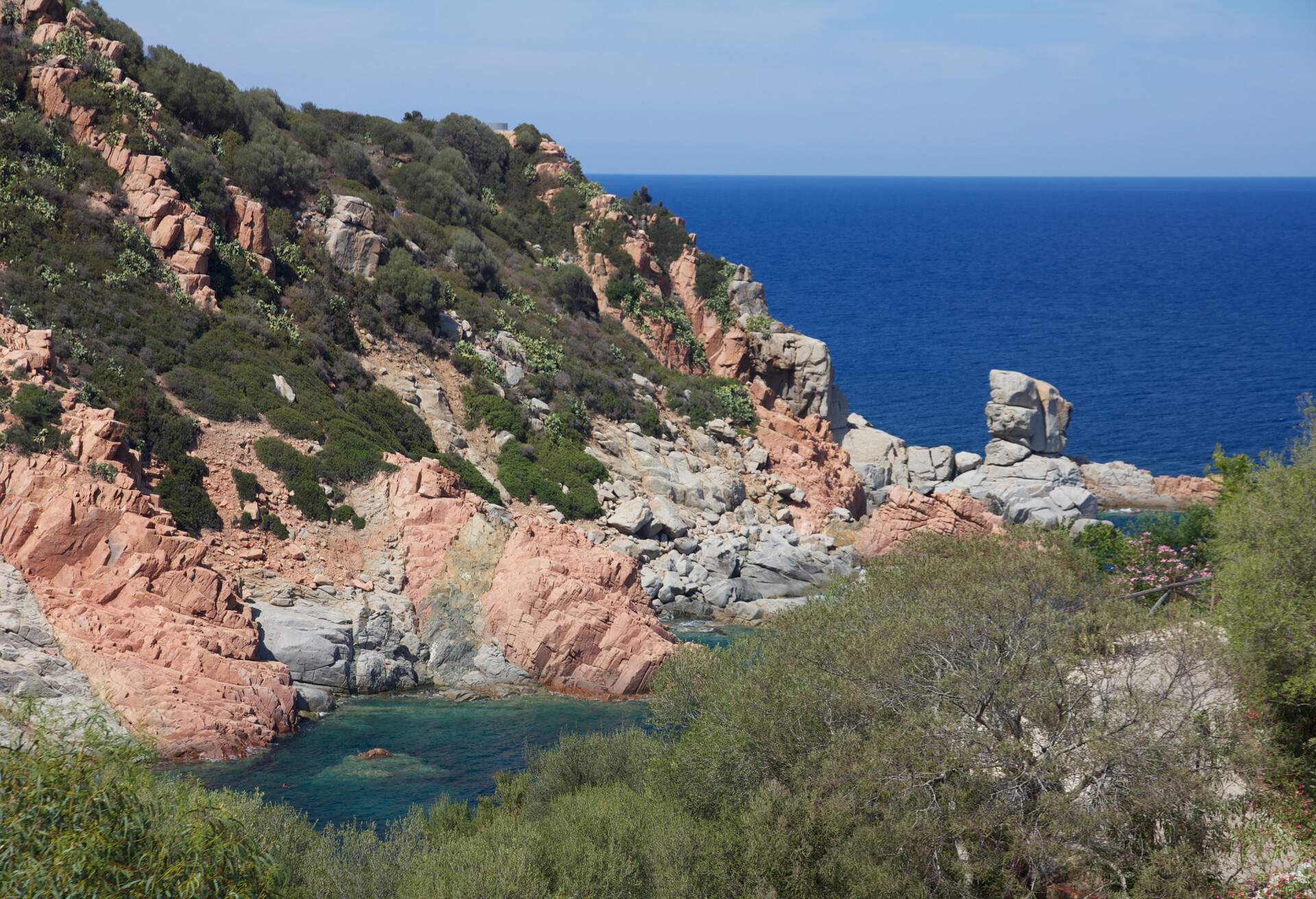 Arbatax is the greatest hamlet of Tortolì, Sardinia, in Italy. With almost 5,000 inhabitants, it is also the third town in its province (Ogliastra)