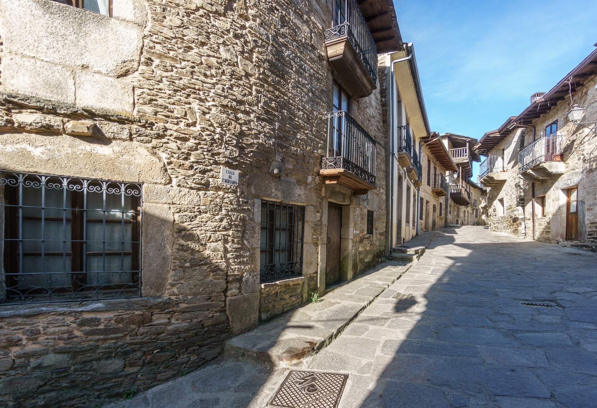 Las calles empedradas de la Puebla de Sanabria