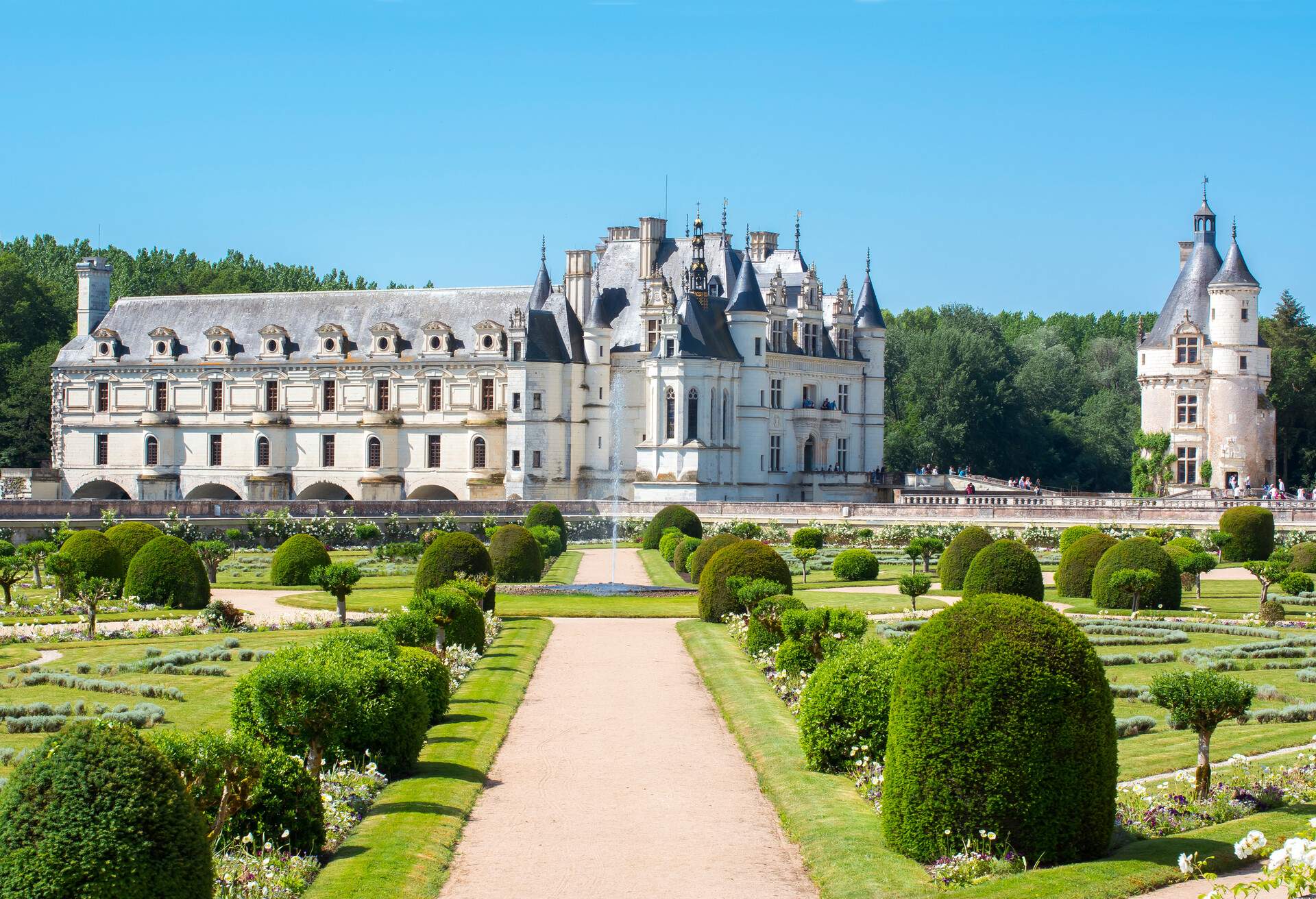 Chenonceau Castle (Chateau de Chenonceau), Loire valley, France; Shutterstock ID 1110425363