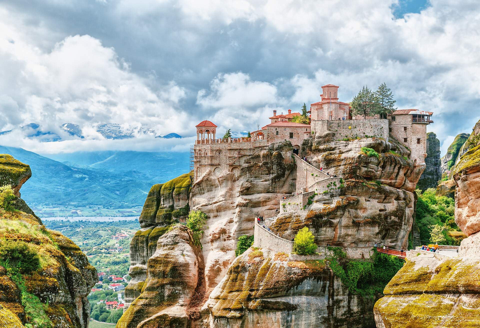 Meteora monastery, Greece. UNESCO heritage list.