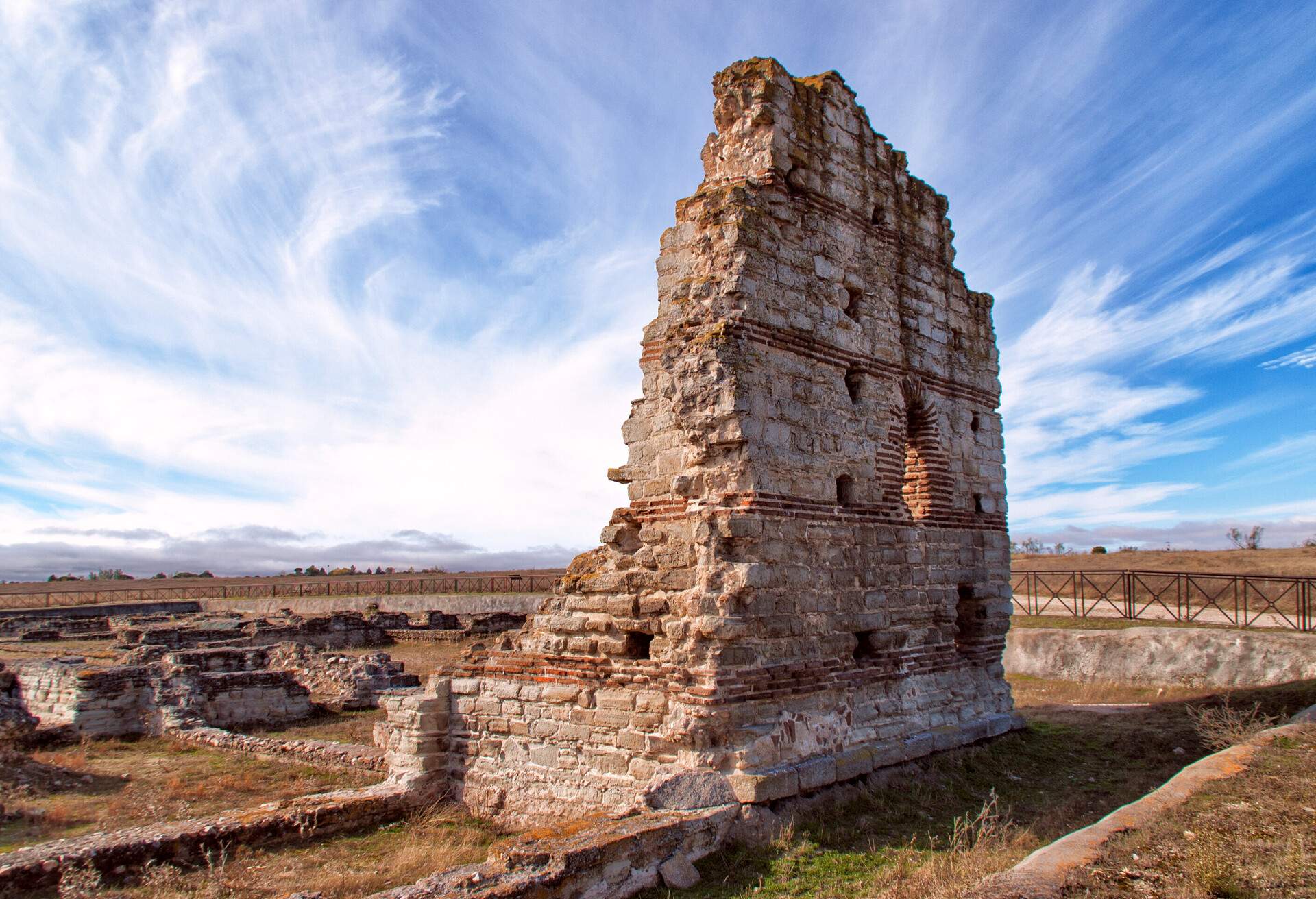 Remains of the Roman villa of Carranque. Toledo. Spain