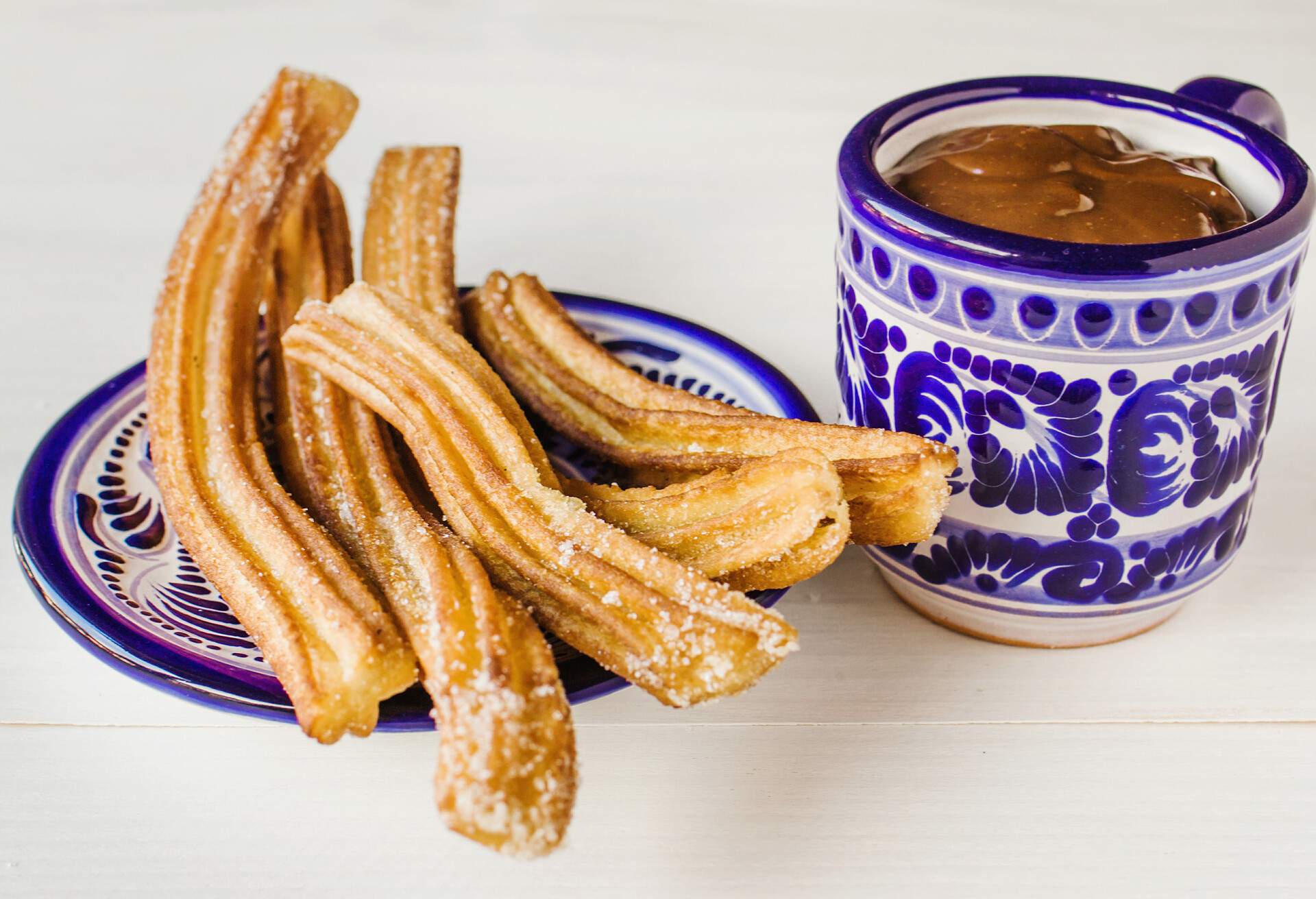 Churros con Chocolate in Mexico city