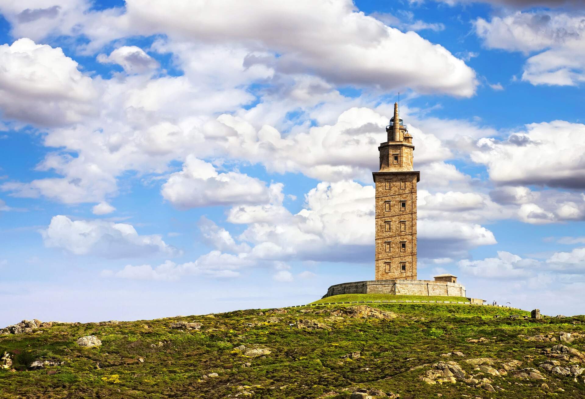 Hercules tower, La Coruna, Galicia, Spain, UNESCO ; Shutterstock ID 163080692