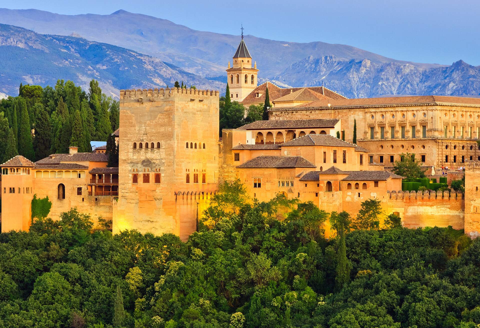 Alhambra palace, Granada, Spain; Shutterstock ID 95676448