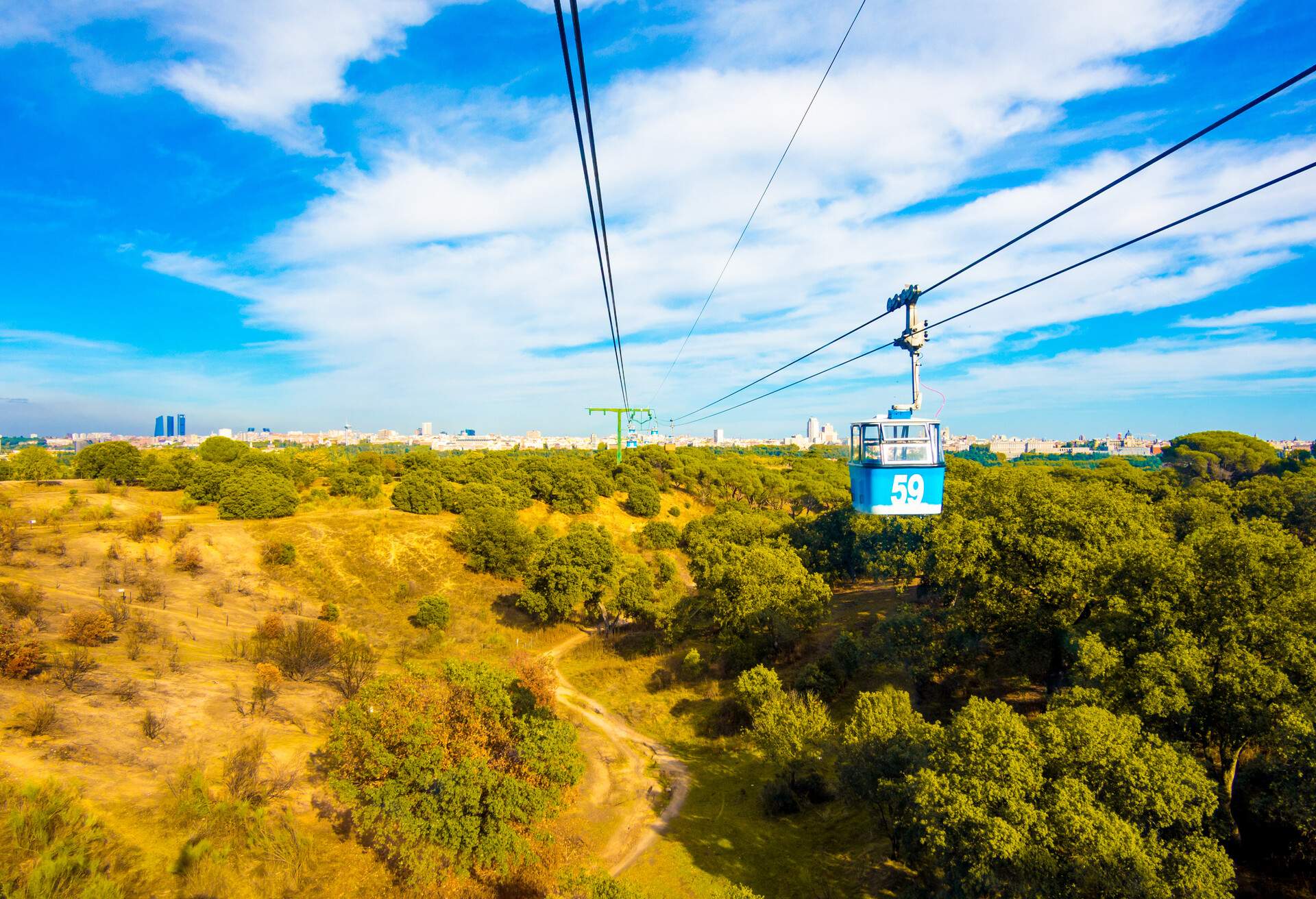 Cable Car System in Madrid, Spain