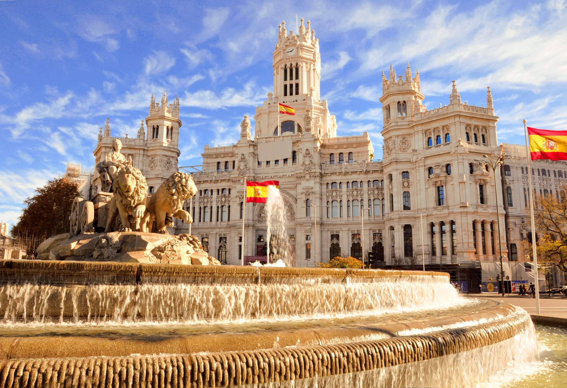 The famous Cibeles fountain in Madrid, Spain; Shutterstock ID 786312625