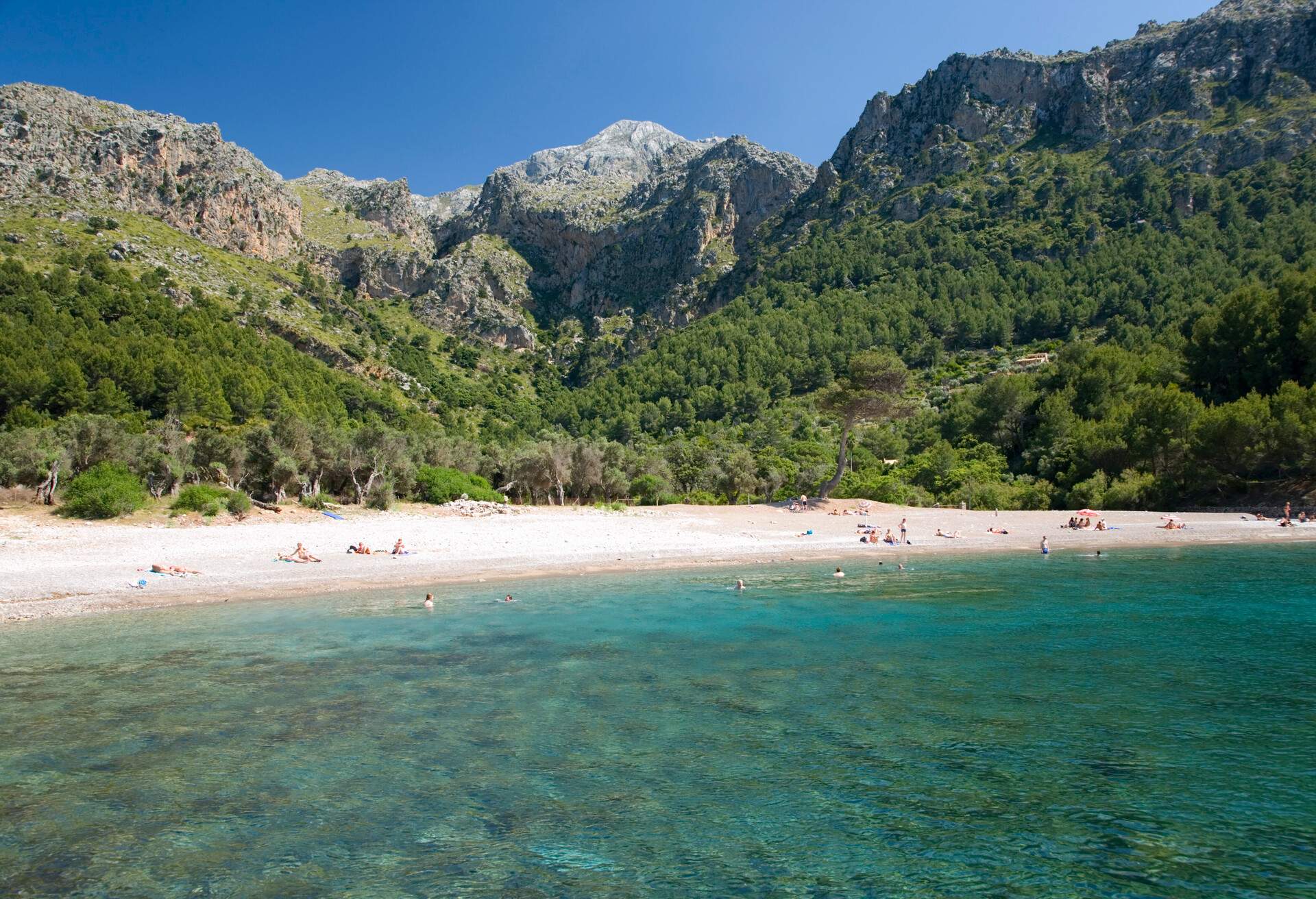 Sa Calobra beach, Mallorca, Balearic Islands, Spain