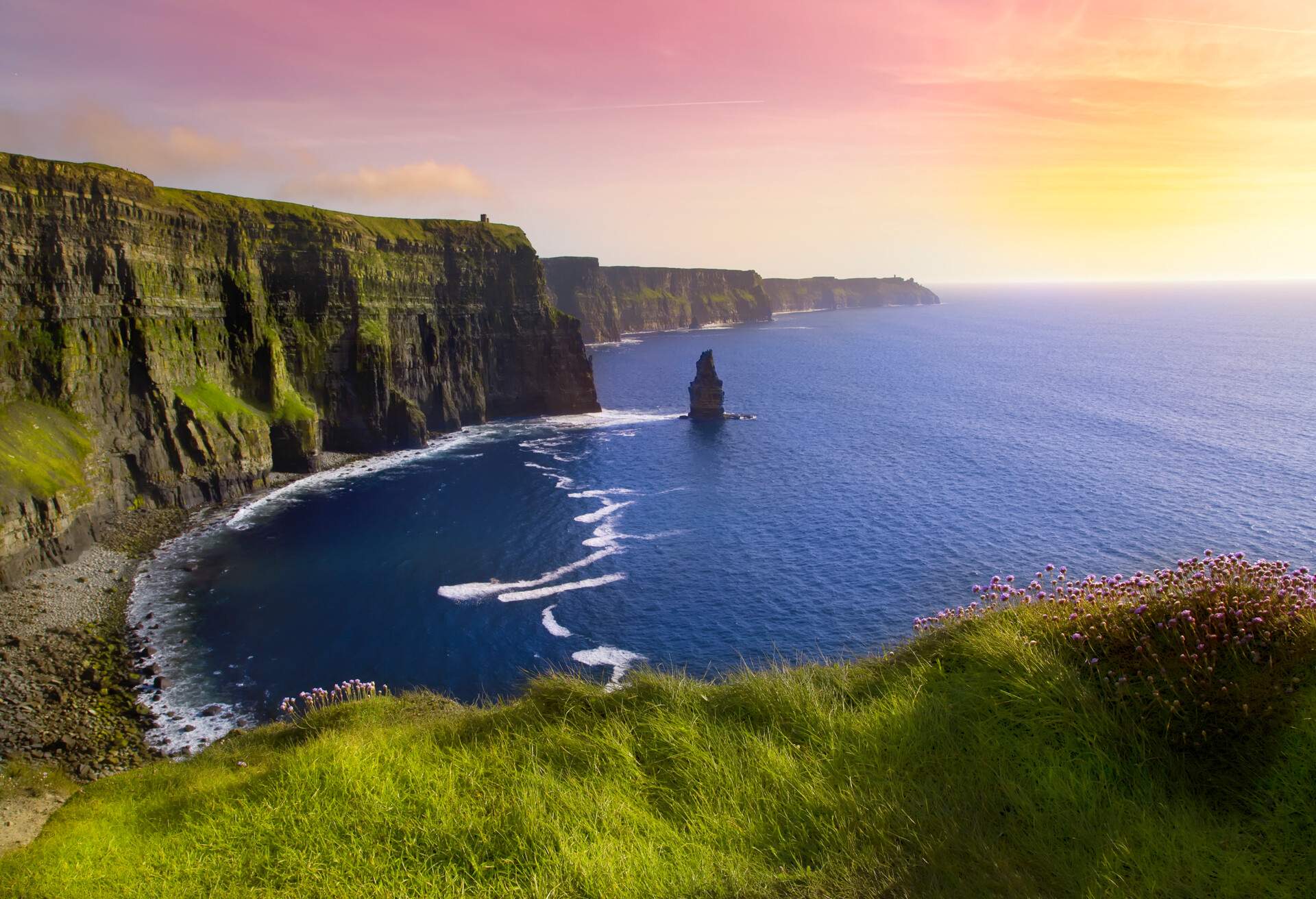 The Cliffs of Moher in County Clare are Ireland's most visited natural attraction