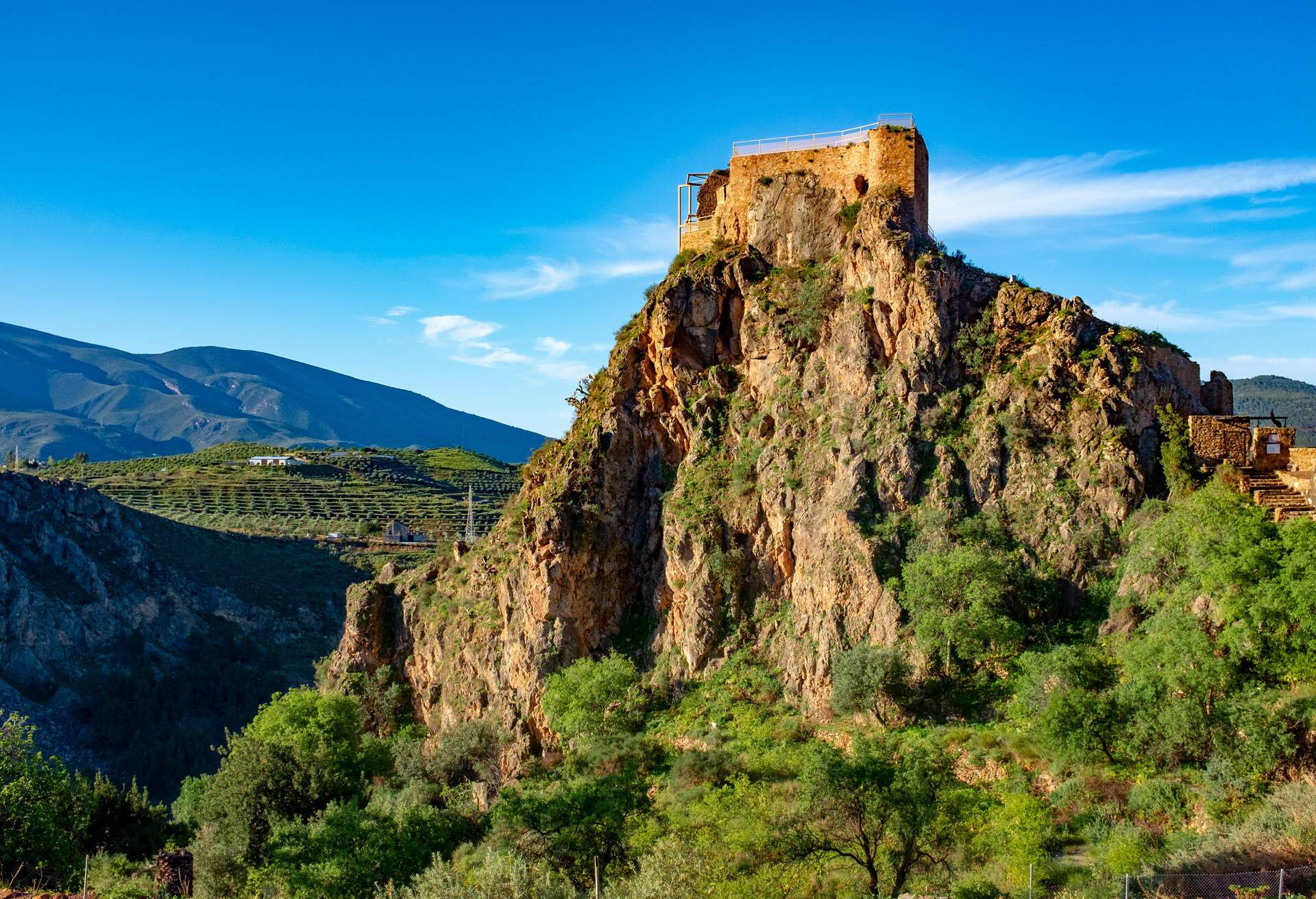 DEST_SPAIN_ANDALUSIA_LANJARON_ARAB CASTLE_GettyImages-1144201314