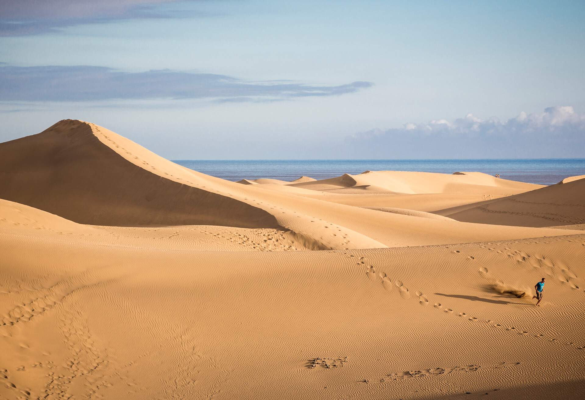 Sand dunes of Maspalomas, Gran Canaria, Spain