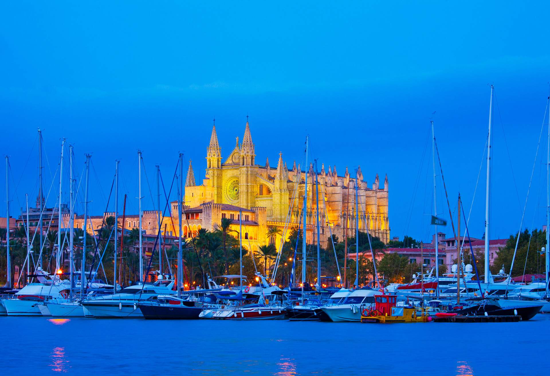 Spain, Balearic Islands, Majorca, Palma.Palma is the major city and port on the island of Majorca