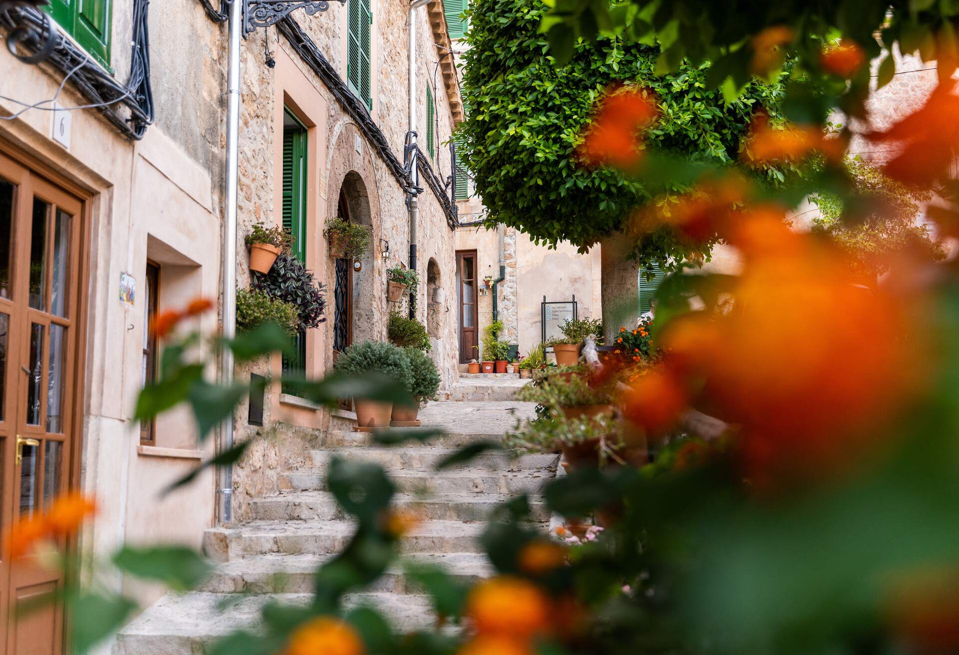 View of the old Spanish village