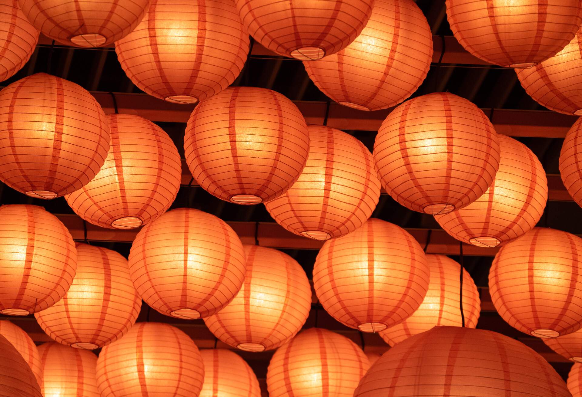 Chinese Lanterns Background