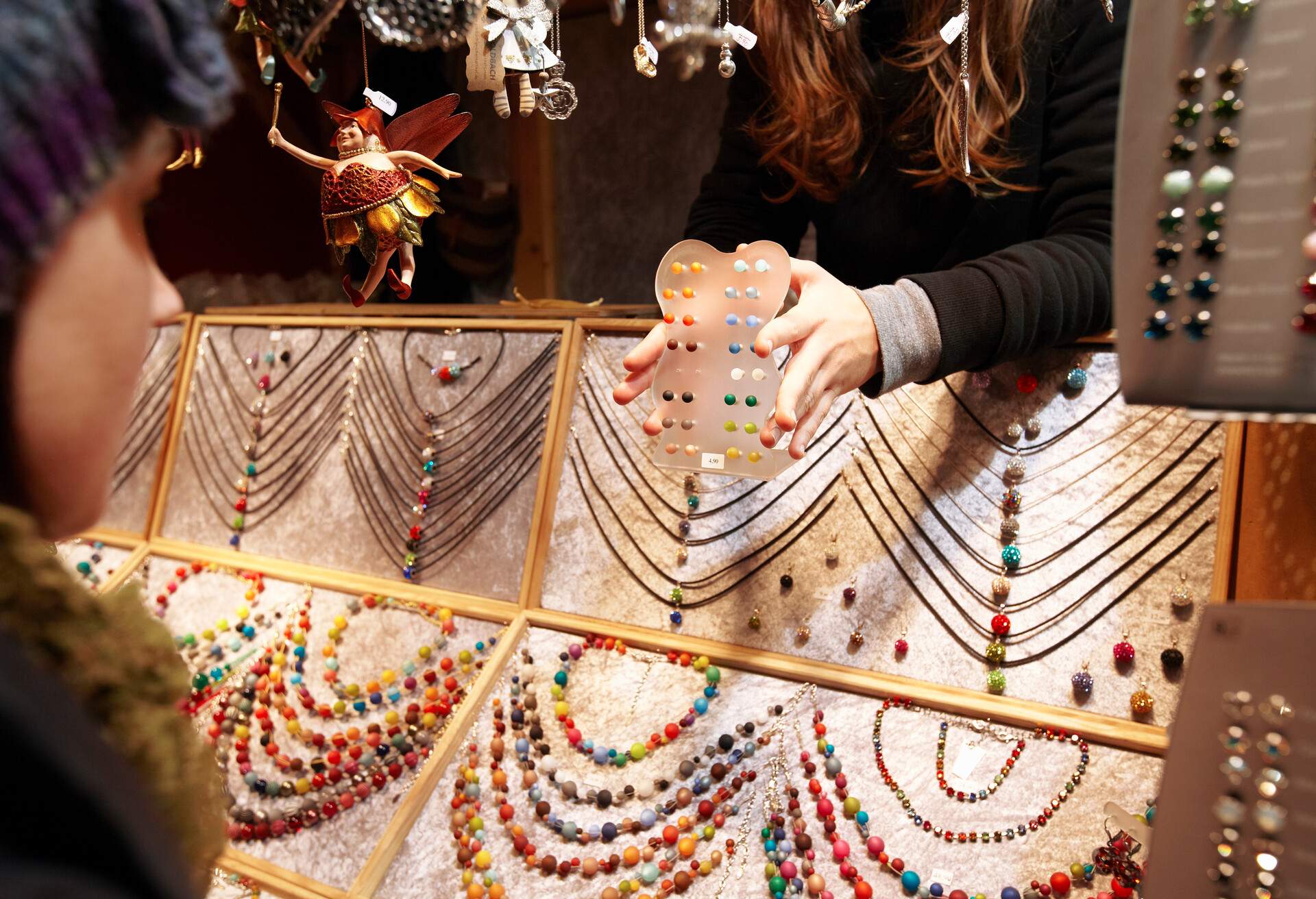 German Christmas market stall