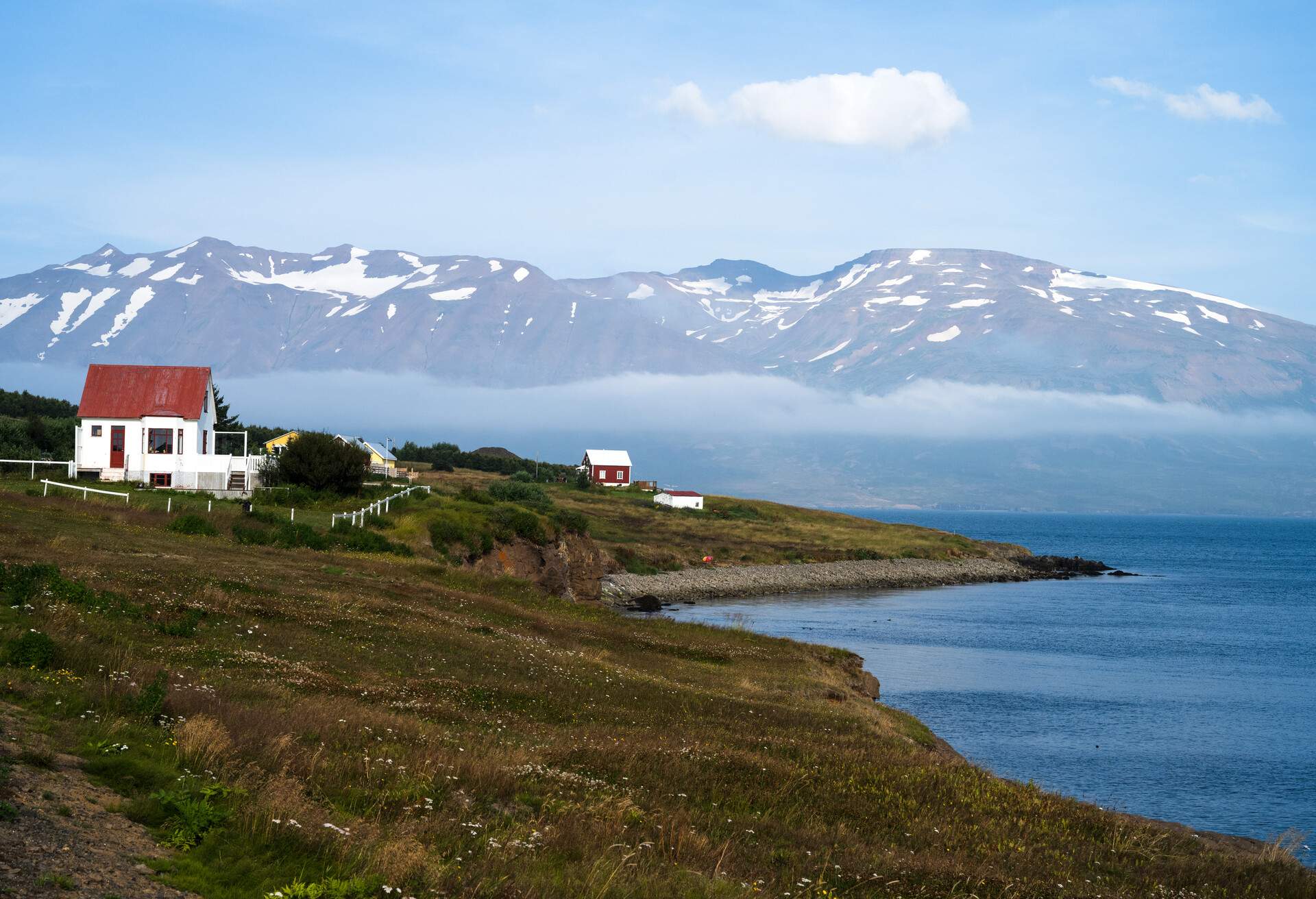 Coast of Hrisey island, Eyjafjördur, Northeast Iceland