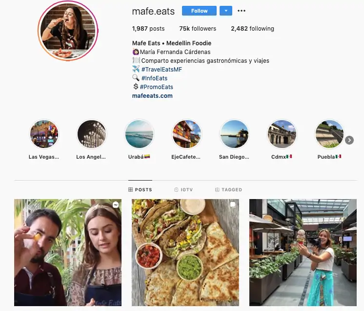 Mafe eats