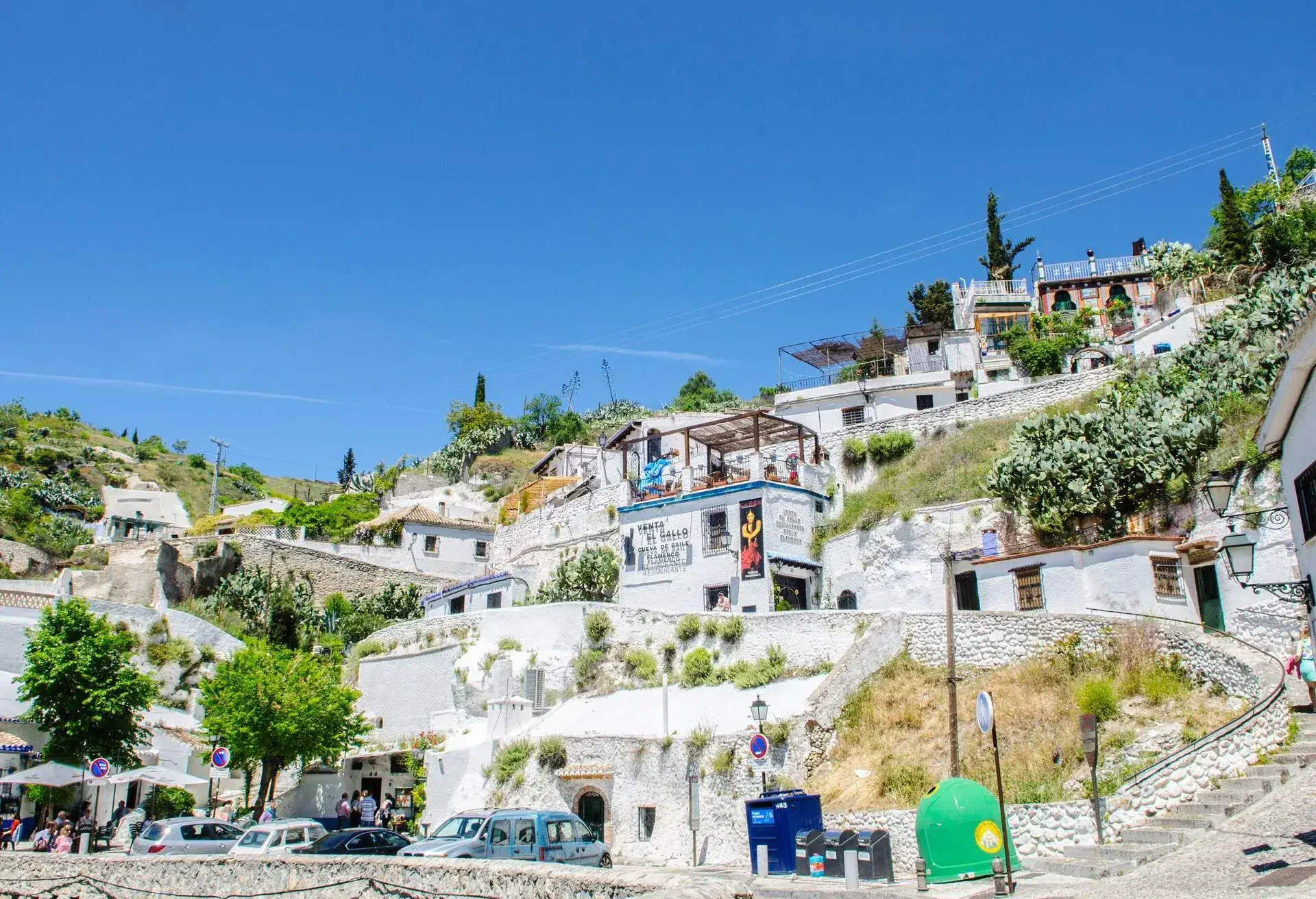 Gypsy Cave Sacromonte neighborhood in Granada, Andalucia, Spain