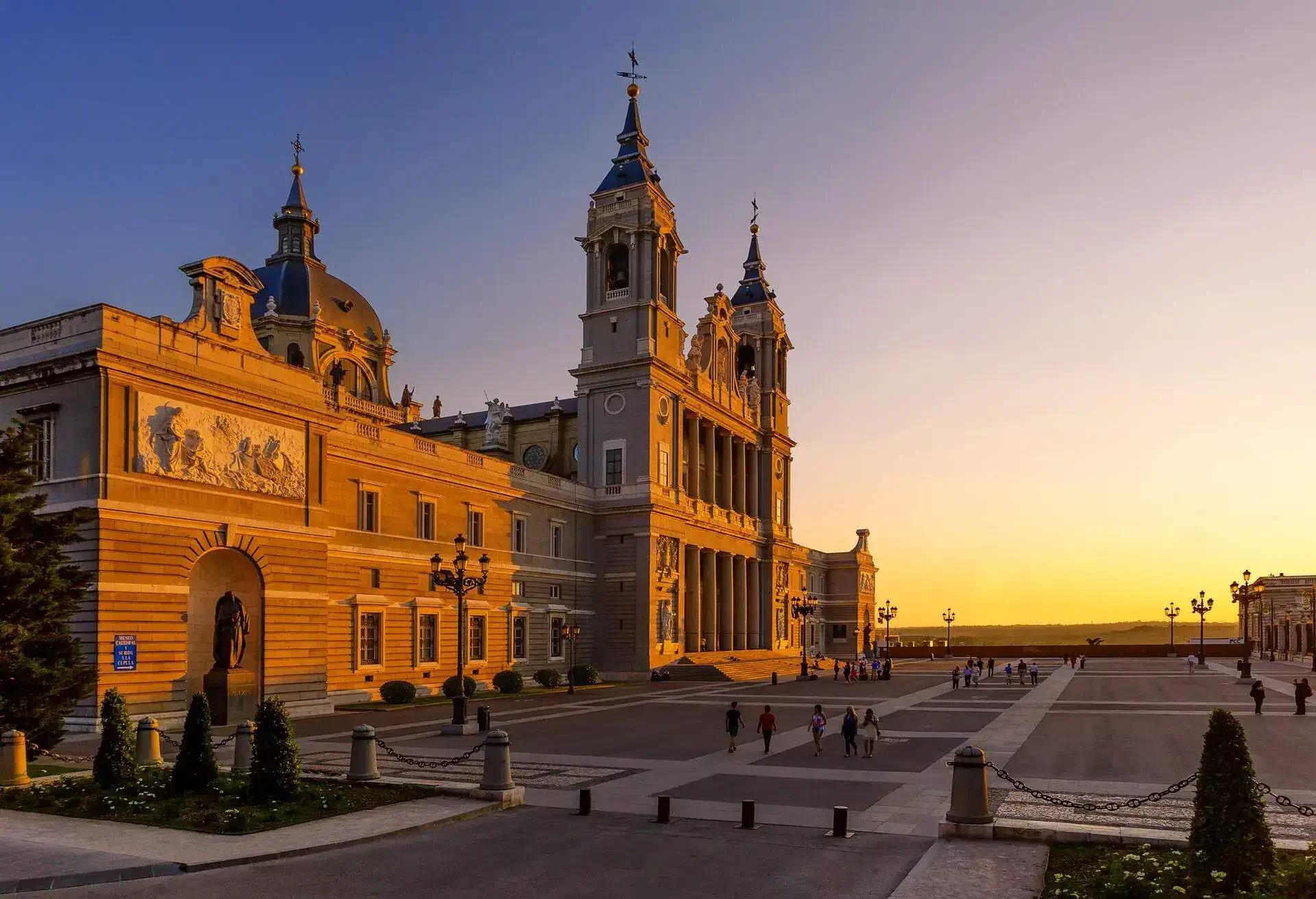 Santa María la Real de La Almudena is the Catholic cathedral in Madrid, the seat of the Roman Catholic Archdiocese of Madrid. It was consecrated by Pope John Paul II in 1993.