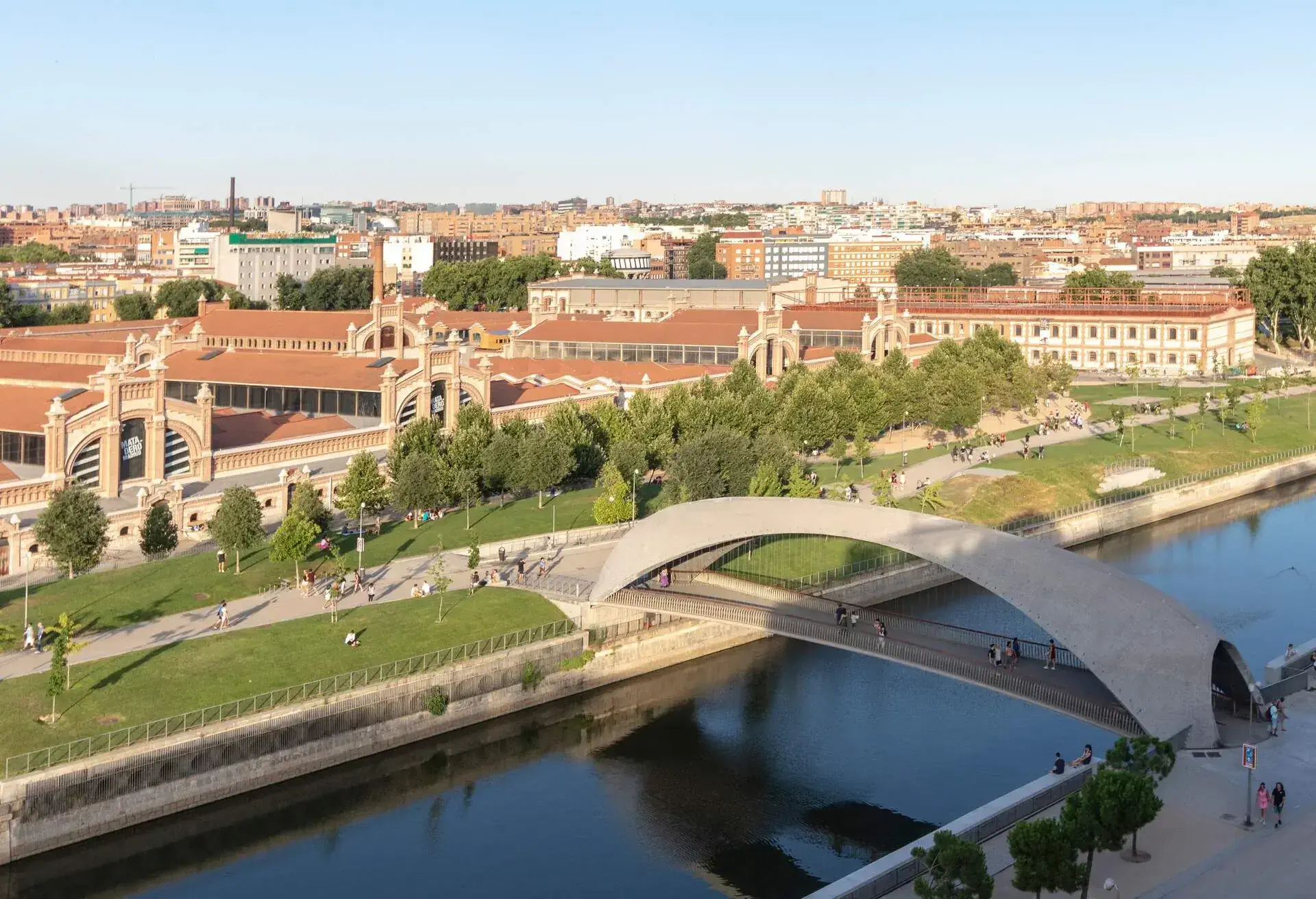 bridge in Madrid Rio