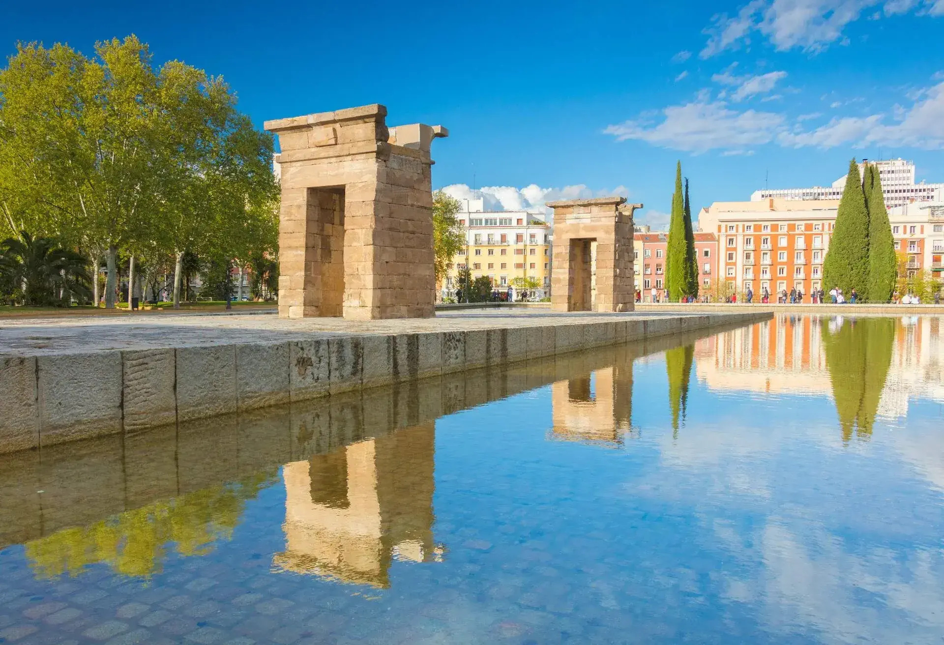 Egyptian Temple of Debod, (Templo de Debod), Parque del Oeste, Madrid, Spain