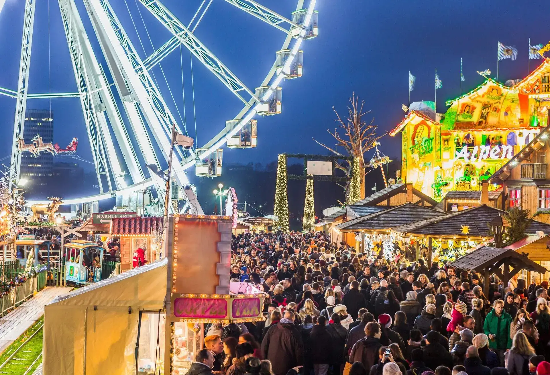 United Kingdom, England, London . London's Winter Wonderland in Hyde Park
