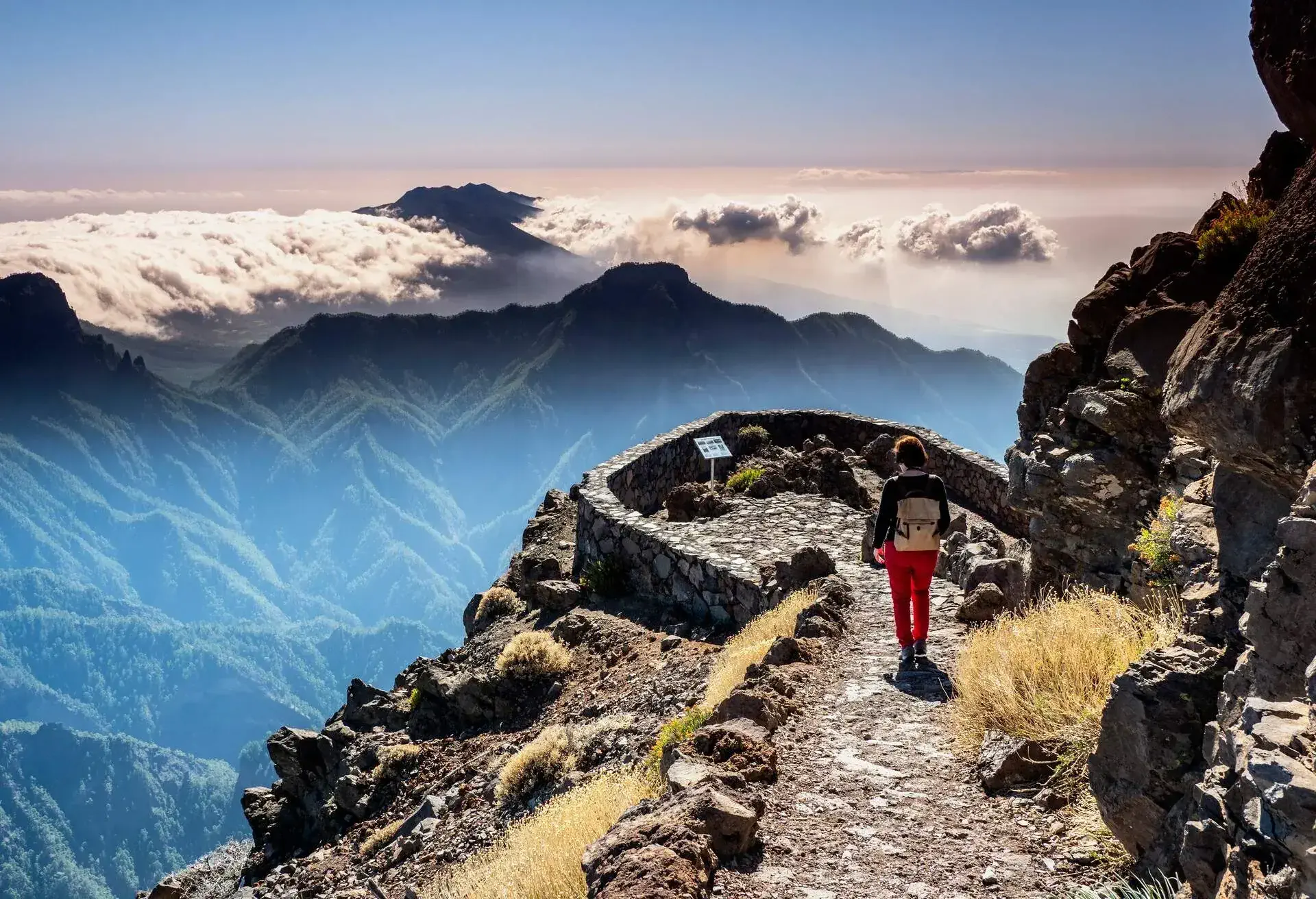 DEST_SPAIN_CANARY_ISLANDS_LA_PALMA_ROQUE_DE_LOS_MUCHACHOS_CALDERA_DE_TABURIENTE_NATIONAL_PARK_GettyImages-1362243668