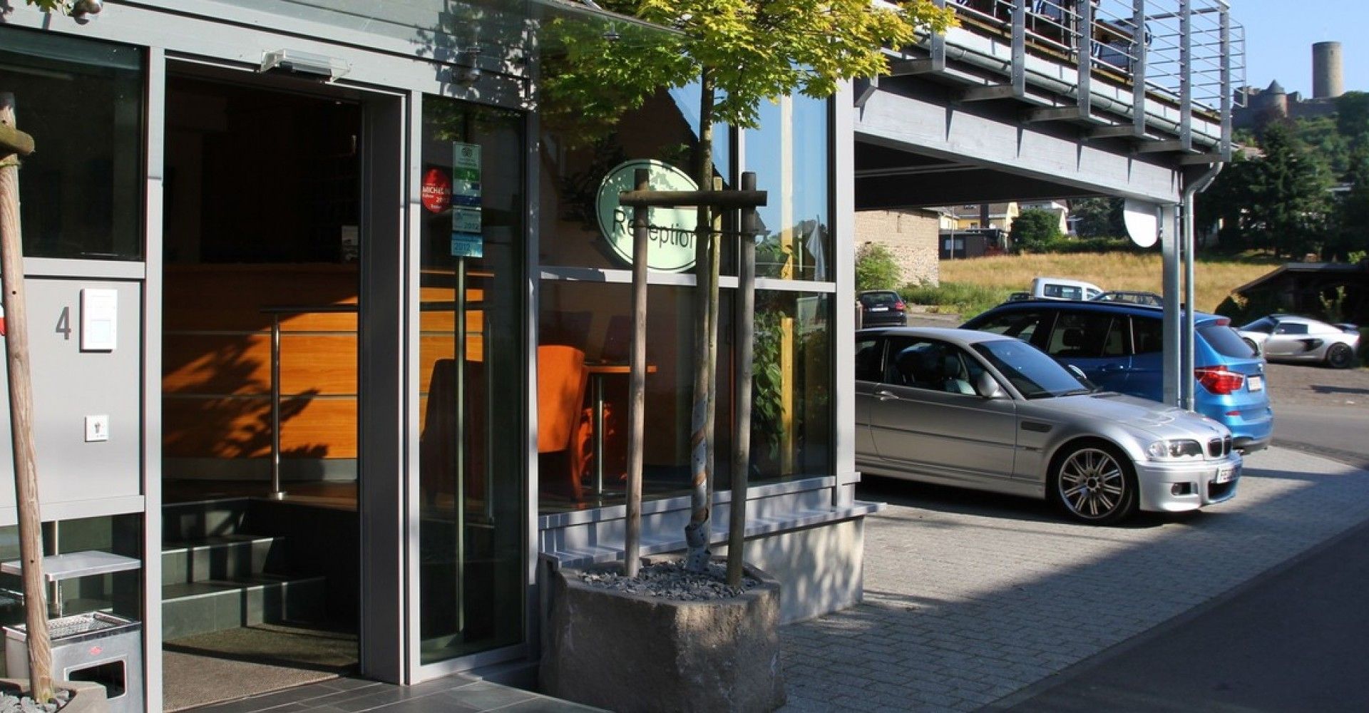Entrada del hotel